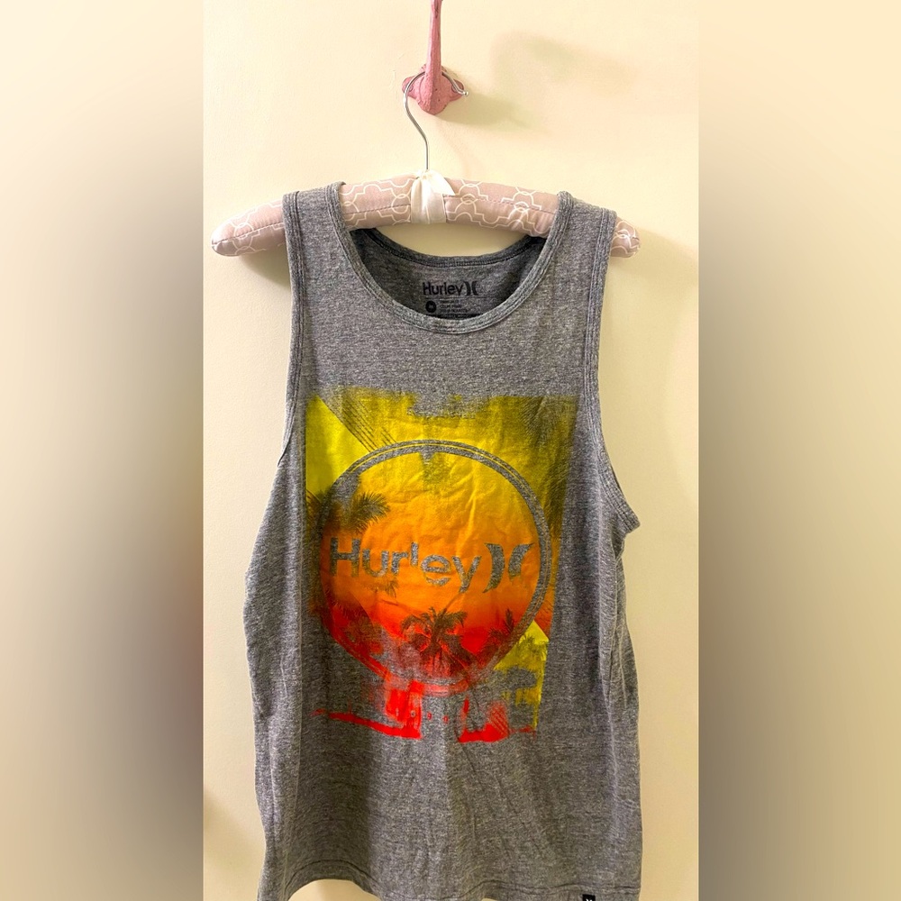Hurley Heather Gray Tank Top Men’s